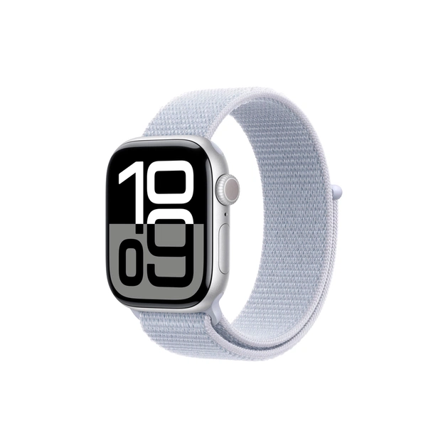 Смарт-годинник Apple Watch Series 10 GPS 42mm Silver Aluminium Case with Blue Cloud Sport Loop (MWWD3QH/A) - зображення 1