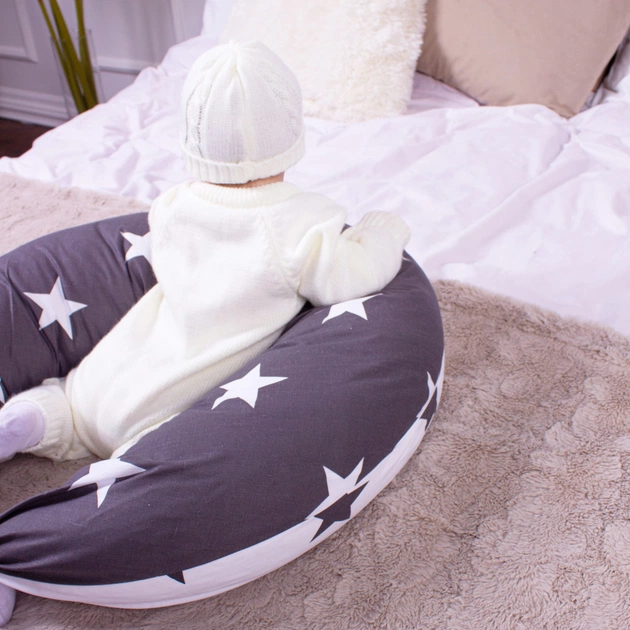 Подушка MirSon для вагітних та годування №8321 Print Line 17-0030 Berto Бязь 30х170х20 см (2200006200468) - picture 8