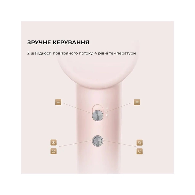 Фен Dreame Gleam Pink (AHD12A-PK) - изображение 4