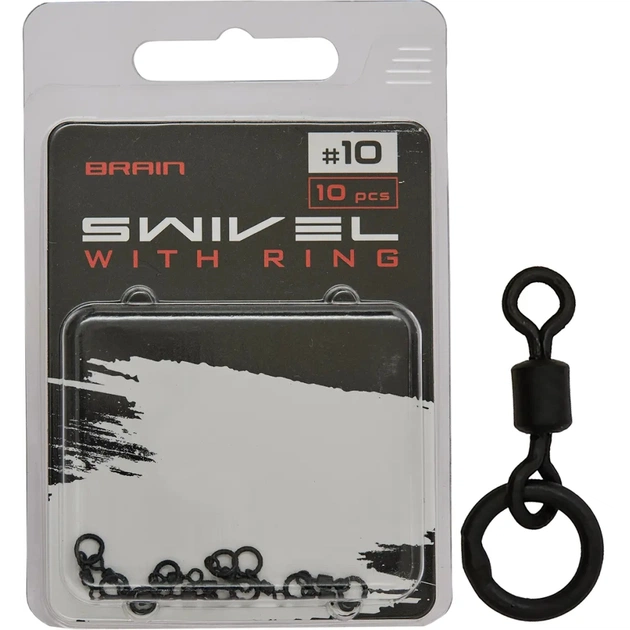 Вертлюг Brain Swivel With Ring No.10 (10 шт/уп) SGCA-8013-10 (1858.24.75) - изображение 1