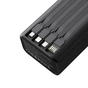 Батарея универсальная XO 30000mAh, PD/20W, QC/22,5W, Lamp, black (XO-PR285) - уменьшенное изображение 4