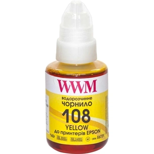 Чорнило WWM Epson L8050/L18050 140г Yellow KeyLock (E108Y) зображення 1