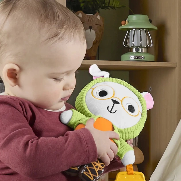 Погремушка Fisher-Price Зайка-обнимашка с прорезывателем (JLB87) - изображение 7
