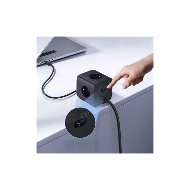 Сетевой фильтр питания Baseus EnerFill FA11 Cube Power Strip (E00082100123-00) - изображение 10