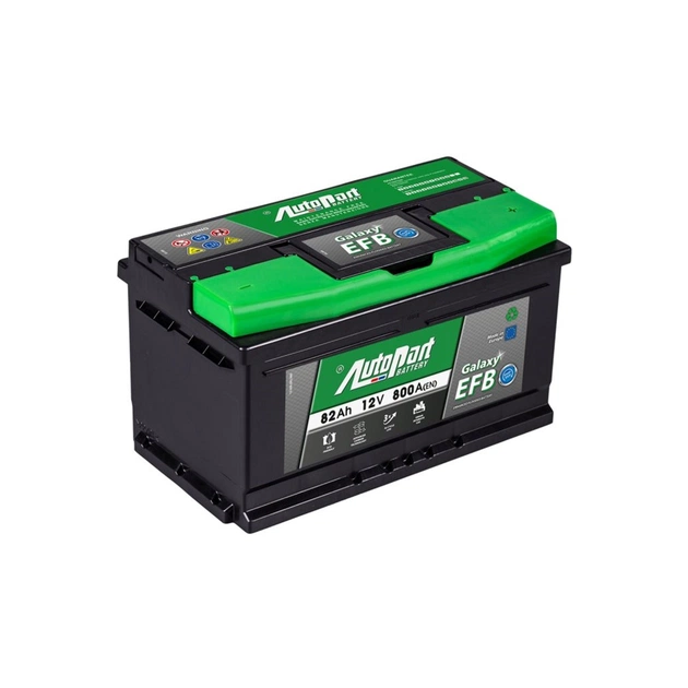 Аккумулятор автомобильный AutoPart 82 Ah/12V Autopart Galaxy EFB_Start-Stop (ARL082-EFB) - изображение 1