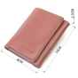 Гаманець Grande Pelle Пудровий (16784) - зменшене зображення 3