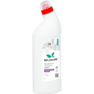 Засіб для чищення унітазу DeLaMark Лимонник та вербена 1 л (4820152333704) зображення 1