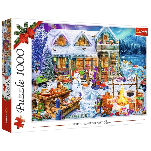 Пазл Trefl XMAS Зимнее время 1000 элементов (5900511109481) - изображение 1