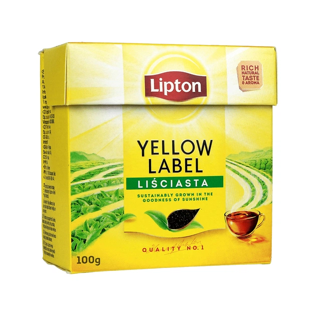 Чай Lipton Yellow Label листовой 100 г (5063270108482) - изображение 1