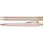 Ручка кулькова Faber-Castell набір кулькова ручка + 2 олівця Writing Set POLY BALL Urban, колір рожевий (32575) - зменшене зображення 3