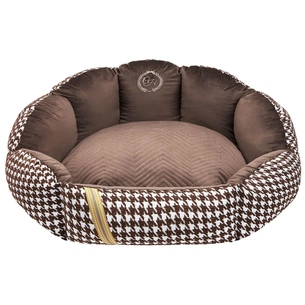 Лежак для тварин Chloe's Home Positano М коричневий (CLH4531) зображення 1