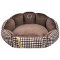 Лежак для тварин Chloe's Home Positano М коричневий (CLH4531) - зменшене зображення 1