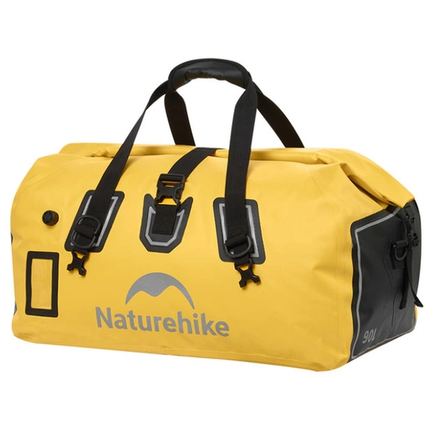 Сумка дорожная Naturehike Водонепроникна CNK2450XB015, 90 л, жовта (6975641883722) - изображение 1