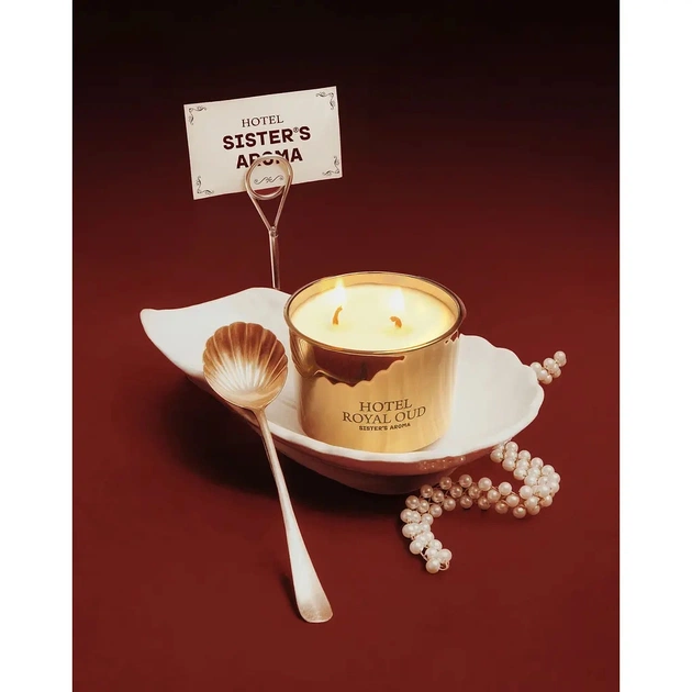 Ароматична свічка Sister's Aroma Hotel Royal Oud 150 г (4820227786152) - picture 2