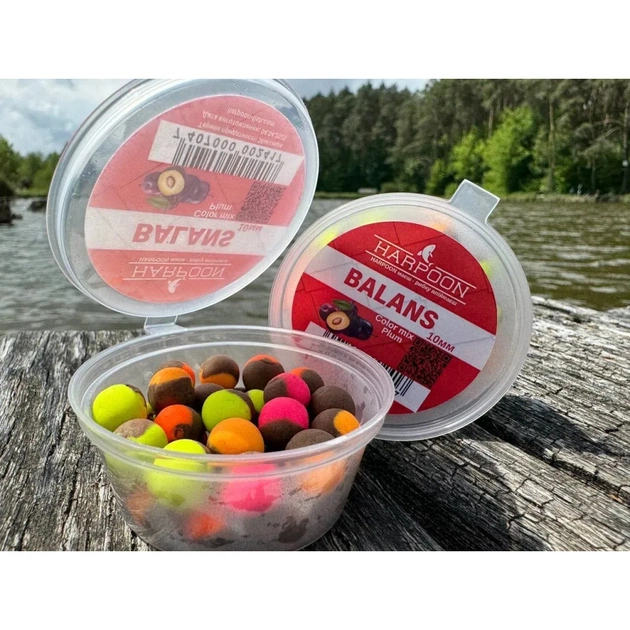Бойл Harpoon Balans 10мм color mix Plum (7407000002417) - зображення 1