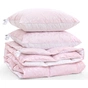Ковдра MirSon Набір пуховий №2117 Bio-Pink Зима 90% пух 140х205 + подушки 50х70 2 шт пружні (2200003021875) - зменшене зображення 3