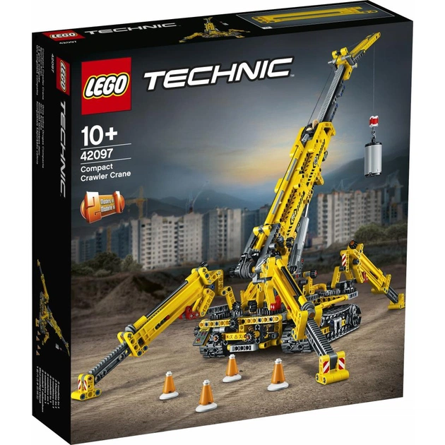 Конструктор LEGO TECHNIC Компактний гусеничний кран 920 деталей (42097) - изображение 1