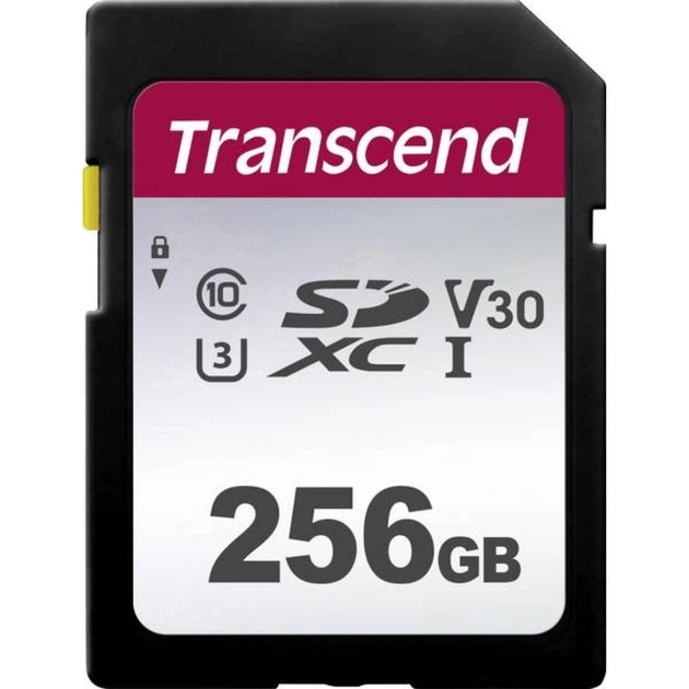 Карта пам'яті Transcend 256GB SDXC class 10 UHS-I (TS256GSDC300S) - изображение 1