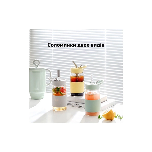 Пляшка для води Buydeem CD1017 500 мл Oats White (CD1017-OW) - picture 3