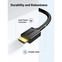 Кабель мультимедійний HDMI M to DVI M 1.5m HD106 black UGREEN (11150) - зменшене зображення 3