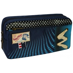 Пенал Maxi 2 відділення (J-2292-blue) зображення 1