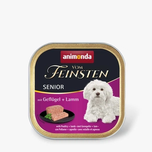 Консерви для собак Animonda Vom Feinsten Senior with Poultry + Lamb 150 г (4017721826235) зображення 1