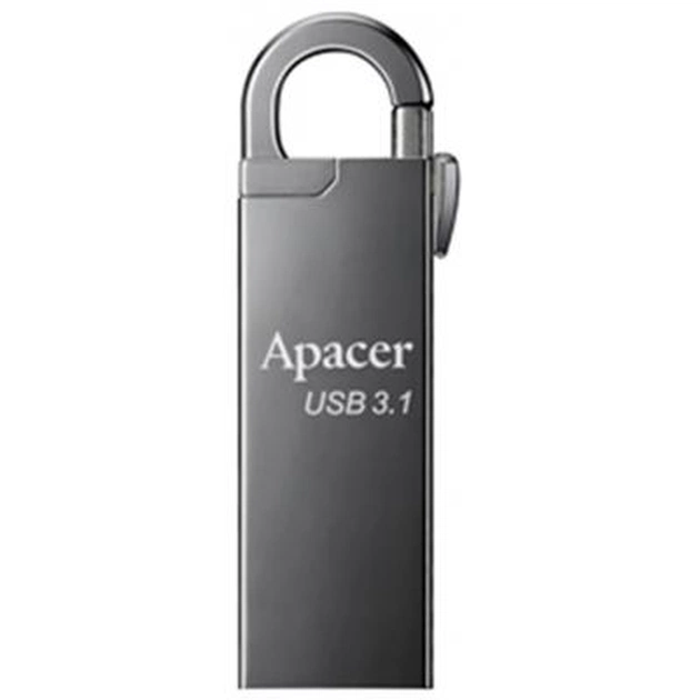 USB флеш накопичувач Apacer 8GB AH15A Ashy USB 3.1 (AP8GAH15AA-1) - зображення 1
