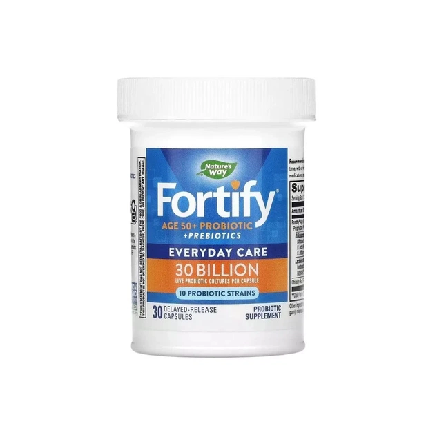 Пробіотики Nature's Way Пробіотики та пребіотик для дорослих 50+ з відстроченим у (NWY-10293) - зображення 1