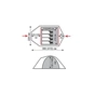 Намет Tramp Mountain 3 V2 Green (UTRT-023-green) - зменшене зображення 8