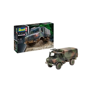 Збірна модель Revell Вантажівка Unimog 2T milgl рівень 5, 1:35 (RVL-03337) зображення 1