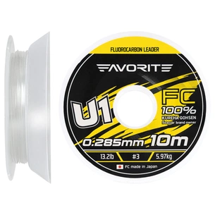 Флюорокарбон Favorite U1 FC 10m 3.0/0.285mm 13.2lb/5.97kg (1693.11.81) зображення 1