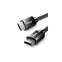 Кабель мультимедійний HDMI to HDMI 1.0m 8K Round with Braided HD135 (Gray) Ugreen (70319) - зменшене зображення 1