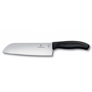 Кухонний ніж Victorinox SwissClassic сантоку 17 см, чорний (6.8503.17B) зображення 1