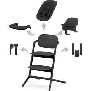 Стілець для годування Cybex Lemo 4в1 Stunning Black (521003207) зображення 1