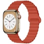 Ремінець до смарт-годинника Drobak Silicone Magnetic Link для Apple Watch All Series Ultra 2 49/45/44/42mm Orange red (898925) - зменшене зображення 1