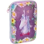 Пенал Cool For School з віконцем 1 відділення з органайзером фіолетовий (QT-5750-Purple) - зменшене зображення 1