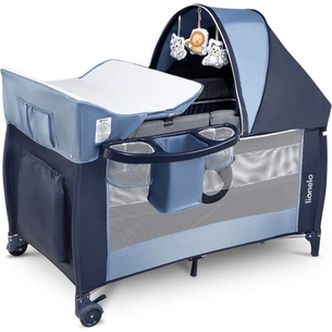 Дитячий манеж Lionelo Sven Plus Blue Navy (LO-SVEN PLUS BLUE NAVY) зображення 1