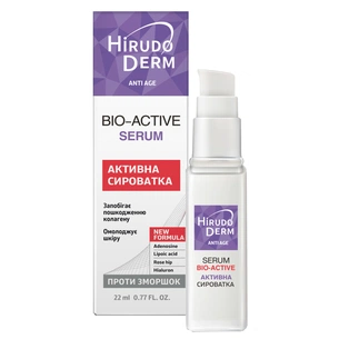 Сироватка для обличчя Біокон Hirudo Derm Anti-Age Bio-Active Serum Активна 22 мл (4820008311177) зображення 1