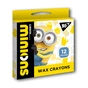 Олівці кольорові Yes Minions воскові 12 шт (590140) - зменшене зображення 1
