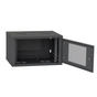 Шафа настінна Ipcom 4U, 600*350, перфорація, RAL9005 (СН-4U-060х035-ДП-9005) - уменьшенное изображение 3