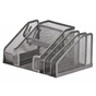 Підставка для дрібниць Buromax 210x150x100 мм, wire mesh, silver (BM.6241-24) - зменшене зображення 1