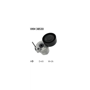 Натягувач ременя з роликом SKF VKM 38530 зображення 1
