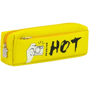 Пенал Cool For School 2 відділення Жовтий (B-8690-yellow) зображення 1
