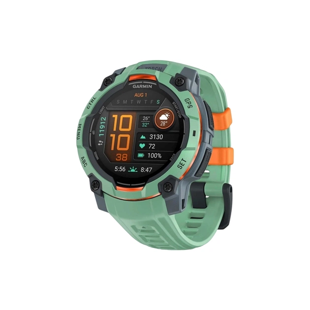 Смарт-годинник Garmin Instinct 3, 45mm, AMOLED, Neo Tropic Bezel w/Neo Tropic Bnd, GPS смарт-годинник (010-02936-01) - зображення 1