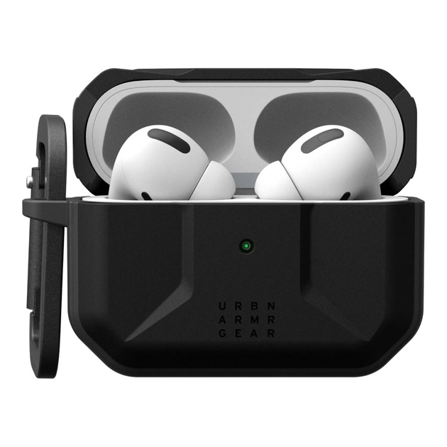 Чохол для навушників Urban Armor Gear для Apple AirPods Pro (Gen 2, 2022) Civilian Black (104124114040) - зображення 1