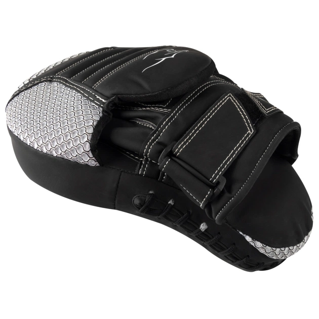 Лапи боксерські PowerPlay 3044 Pro Carbon Ultra Series Чорно-Білі (PP_3044_Bl/White) - picture 5