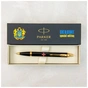 Ручка кулькова Parker IM 17 ARMY Black GT BP Емблема ЗСУ кольоровий (22032_W0010u) - уменьшенное изображение 4