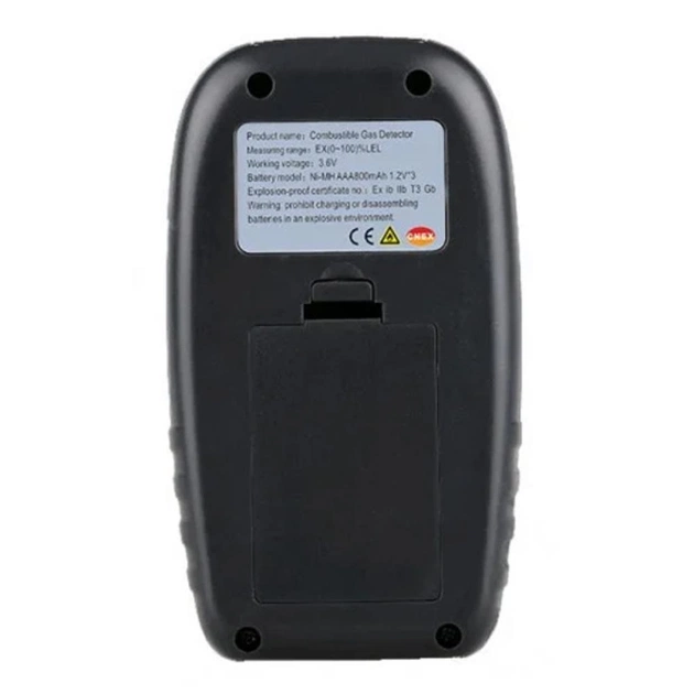 Газоаналізатор Wintact горючих газів + термометр (WT8823) - picture 5