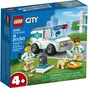 Конструктор LEGO City Фургон ветеринарної швидкої допомоги 58 деталей (60382) - зменшене зображення 1