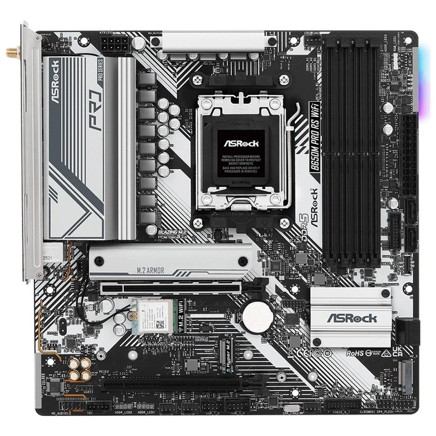 Материнська плата ASRock B650M PRO RS WIFI - зображення 1